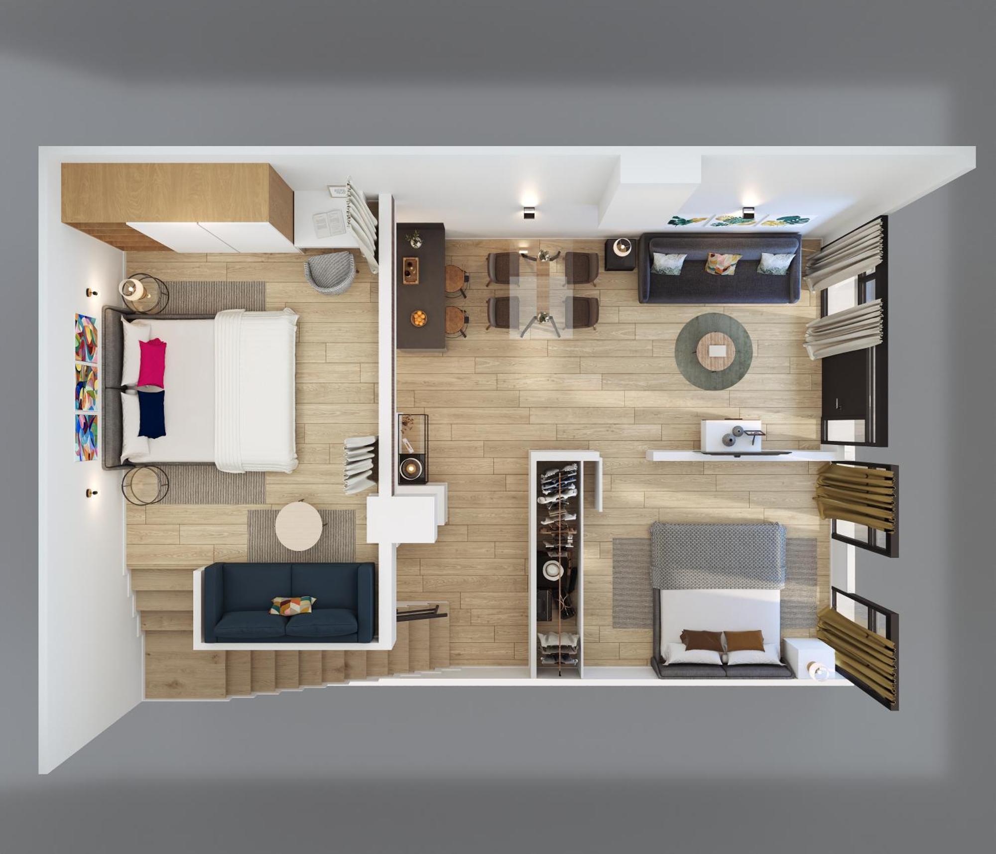 Appartement Duplex Moderno Y Acogedor Junto A Atocha à Madrid Extérieur photo